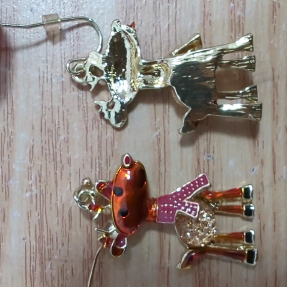 Christmas jewelry earrings - Picture 3 of 3